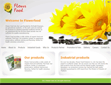 Tablet Screenshot of flowerfood.com